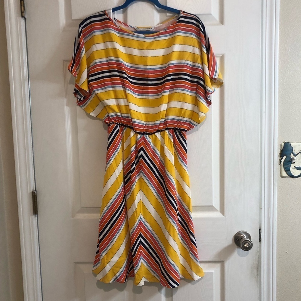 Trina Turk Multicolor Striped Dress